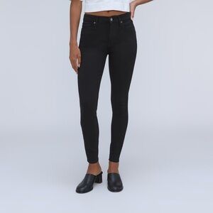 Everlane Black MidRise Skinny stretch Jeans 28